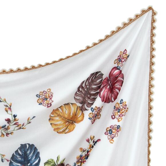 Tulbent Scarf Handmade Crochet Detailing NWOT - Picture 6 of 9